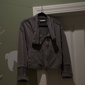 We The Free Textured Knit in Gray